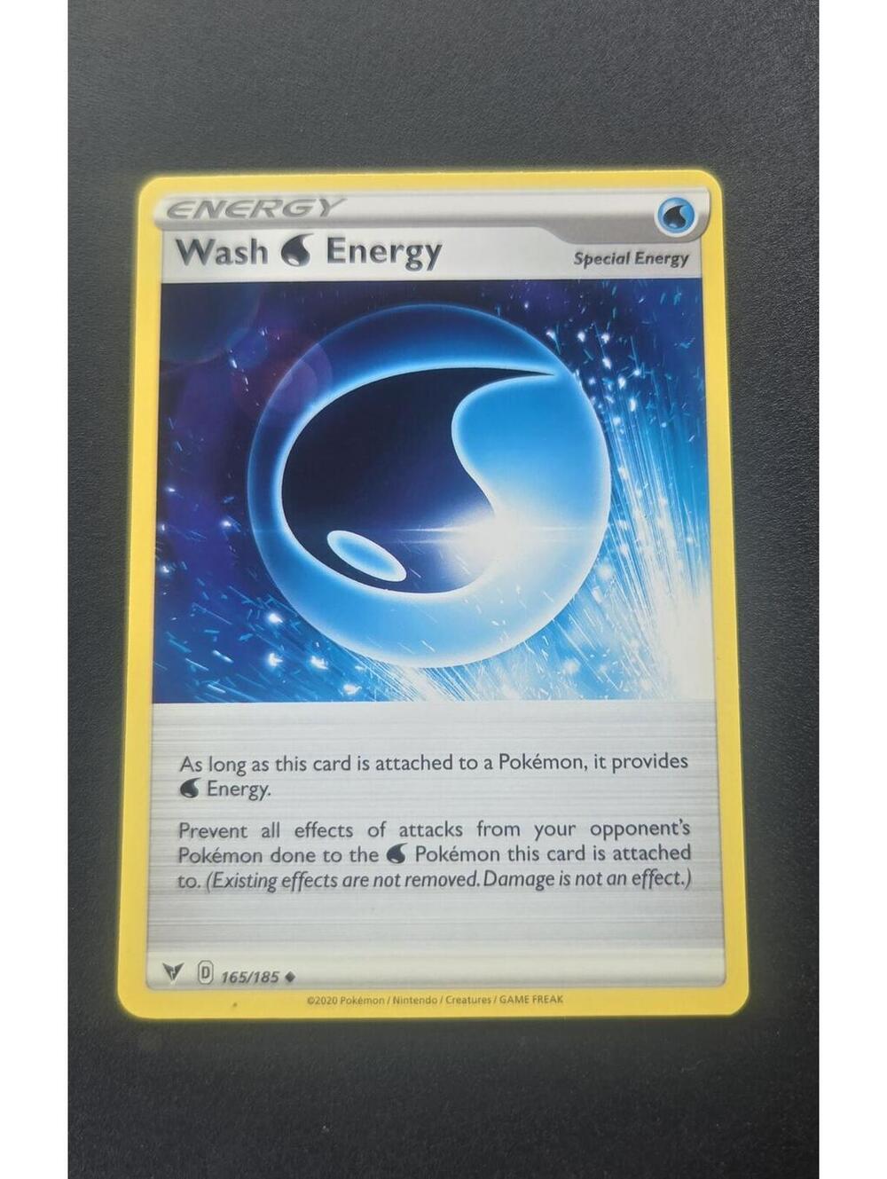 Pokemon Wash Water Energy Special Energy Card